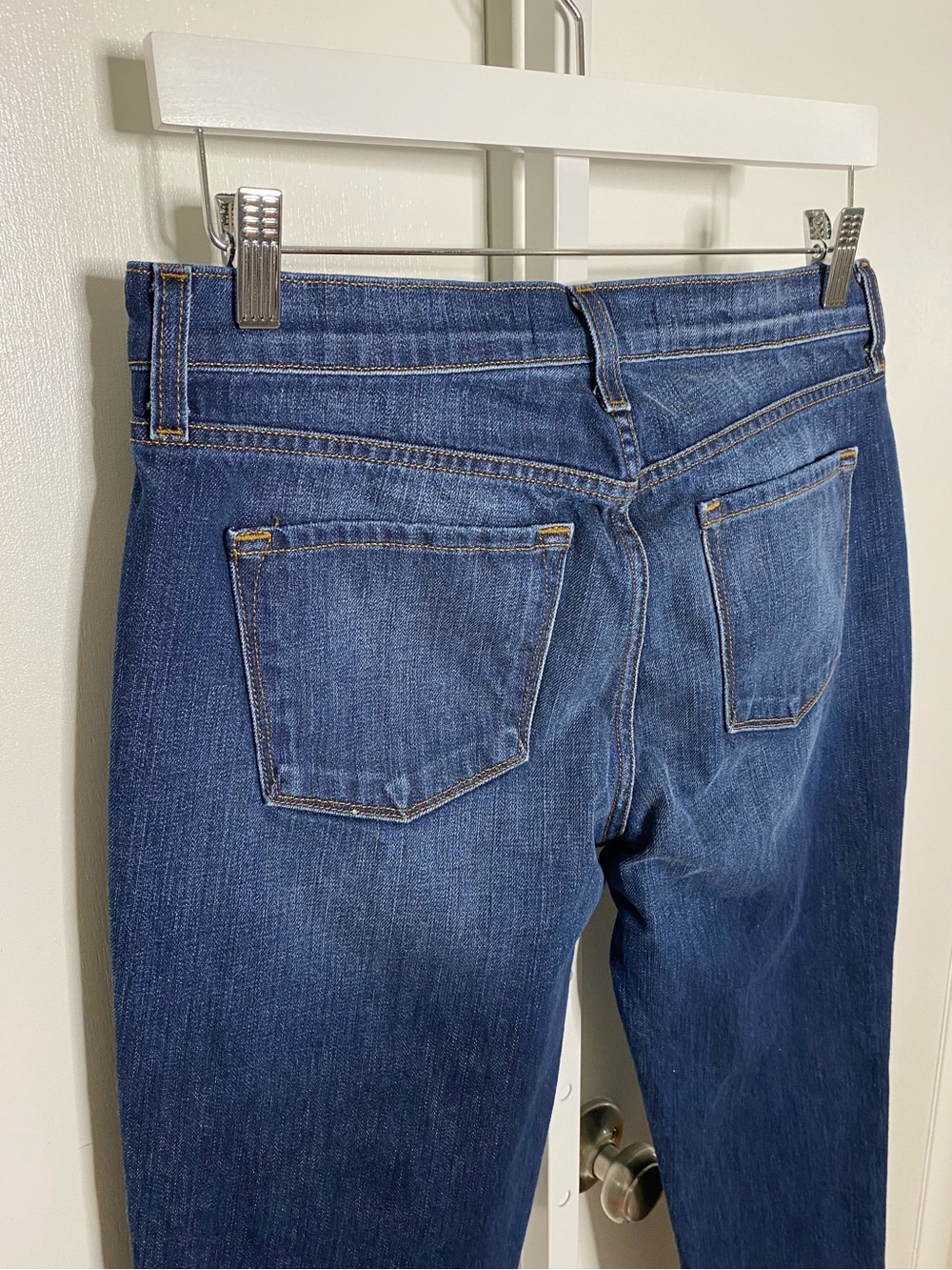 J Brand | Dark-Wash Denim 100% Cotton Aidan Ringer Boyfriend Jeans Sz 28 - Picture 6 of 15